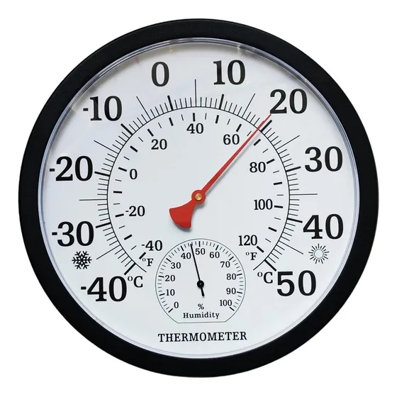 Medidor De Temperatura E Umidade Com Mostrador Europeu,