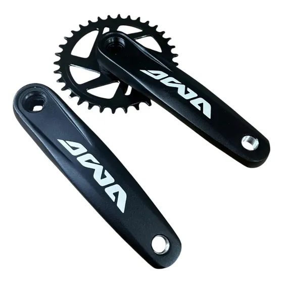 Plato Y Palanca Awa 170mm Monoplato Aluminio Mtb Rural