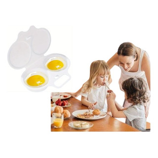 Molde Poachera Para Cocinar Huevos 2 Cavidades Microondas Molde Poachera Para Cocinar Huevos 2 Cavidades Microondas