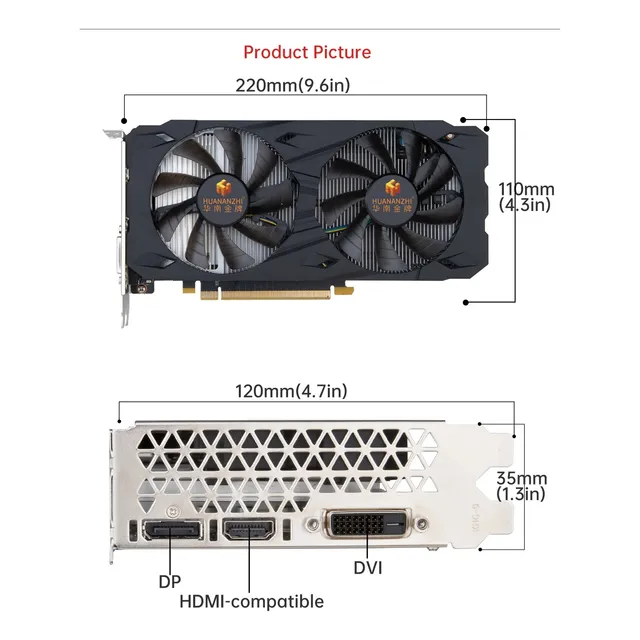 Tarjeta Video Grafica Gtx 1660 Super Gbb Gddr6 192 Bits