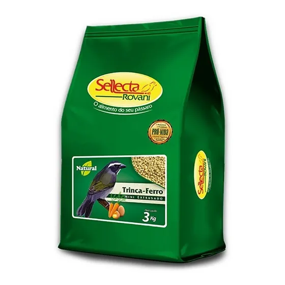 Ração Extrusada Trinca Ferro Natural 3kg Sellecta