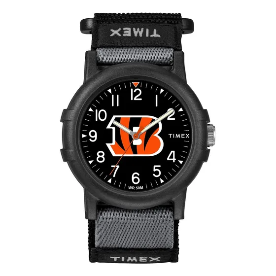 Reloj Timex Nfl Recruit 38mm Cincinnati Bengals Con Correa N