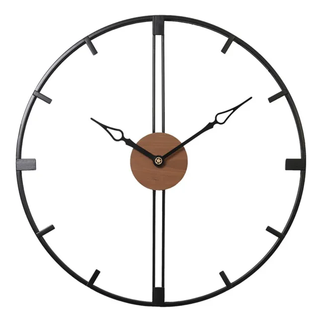 Reloj Pared Temporizador Redondo Negro Para Decoracion Hogar