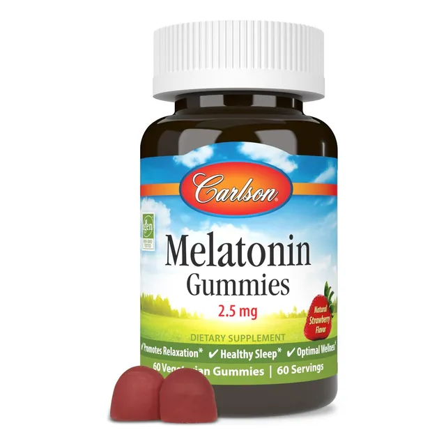 Carlson Gomitas Promueve La Relajación  2.5 Mg 60 Gomitas