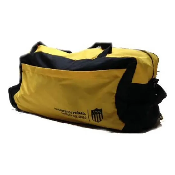 Mochila Peñarol - Bolso De Viaje 1103-11 99256 Tu Disfraz Color Amarillo Diseño De La Tela Estampado Peñarol