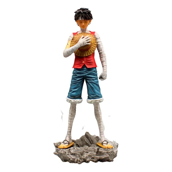 Boneco 26cm One Piece Monkey D. Luffy 3d2y Anime Brinquedo