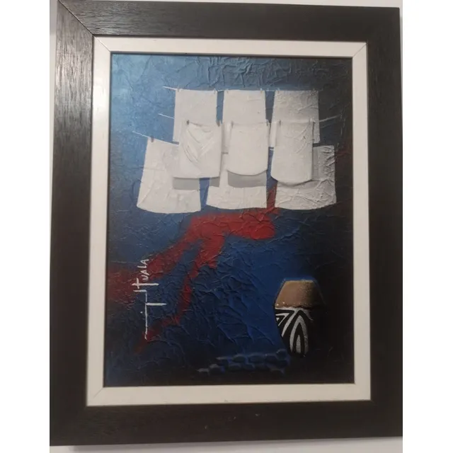Cuadro De Miguel Angel Tuala De 24 X 32 