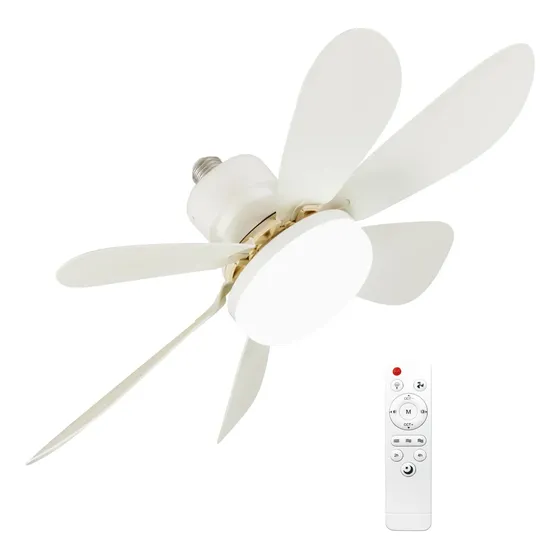 Ventilador De Teto Com Luz Led E Controle Remoto