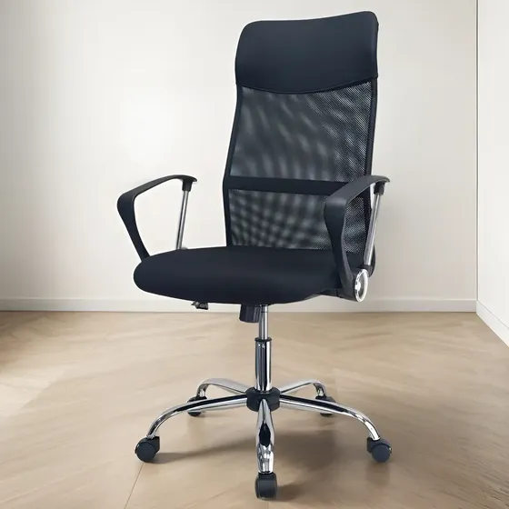 Sillón Gerencial De Oficina Darwin - Desillas Negro Mesh/tela