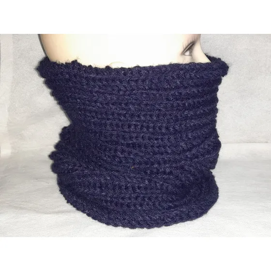 Cuello Lana Tejido A Mano
