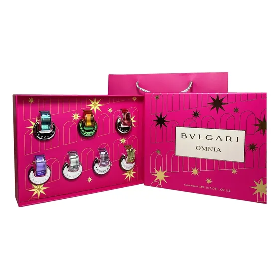 Bvlgari Omnia Edp - Coleção Completa Com 7 Fragrâncias (7x5ml)