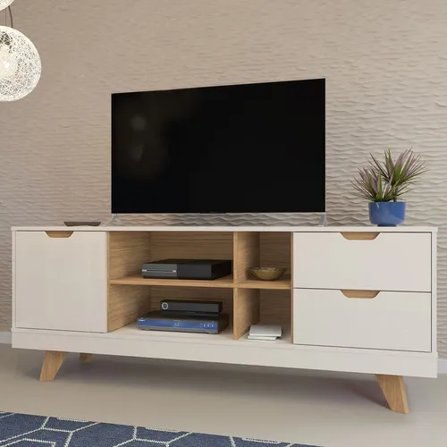Rack Para Tv Até 60 Polegadas Michigan 1 Porta 2 Gavetas