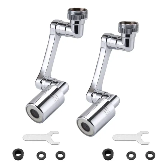 2 Extensor Grifo Giratorio 1080 Cocina Filtro Cuatro Capa