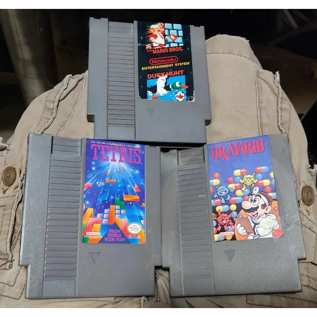Nintendo Nes Tetris Doctor Mario Super Duck Hunt