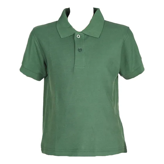 Remera Tipo Polo Manga Corta Niño Rojo Ae