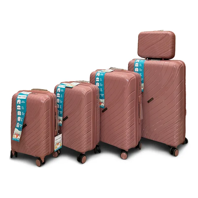 Combo De Maletas De Viaje Travel System 5 Tamaños Seguro Tsa