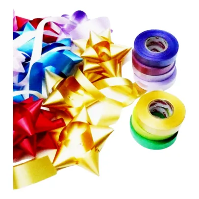 Cinta De Regalo 3cmx25yadas Roja Metalizada Gabi