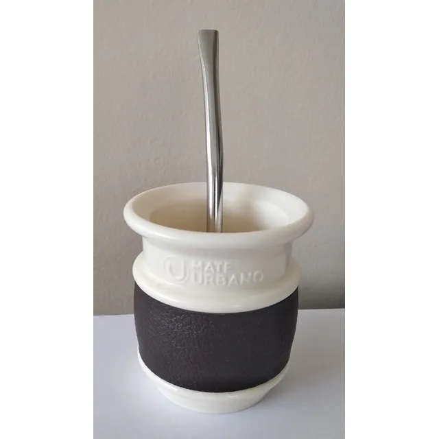 Mate Urbano Bravo C/bombilla Para Yerba Mate Tkp
