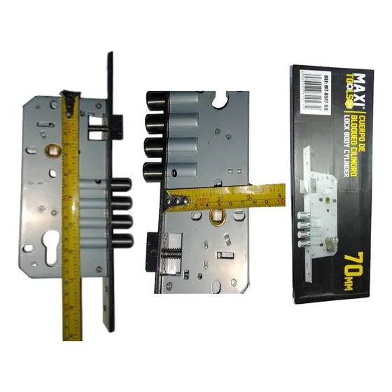 Cerradura De Embutir 70mm Tipo Multilock Cilindro 3 Llaves