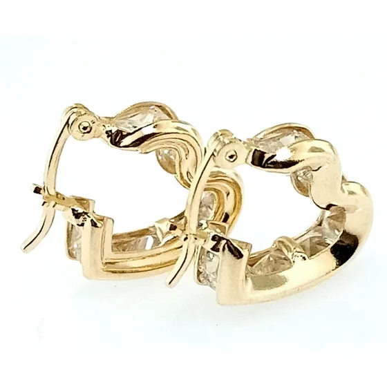 Arracadas Chapaoro 18k Zirconia Escoger Figuras Combo 3pares