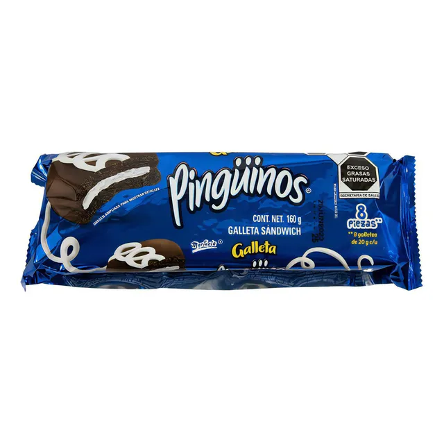 Galleta Marinela Pingüinos Tubo 160g