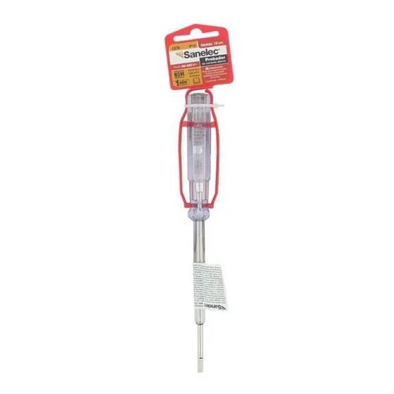 Probador De Corriente Tipo Desarmador  Sanelec 1576 12 Pack