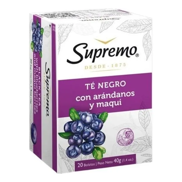 Te Supremo Arandano Y Maqui 20 Uni