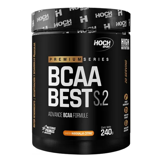Bcaa Best Hochsport Aminoácido Ramificado 2:1:1 240g Naranja