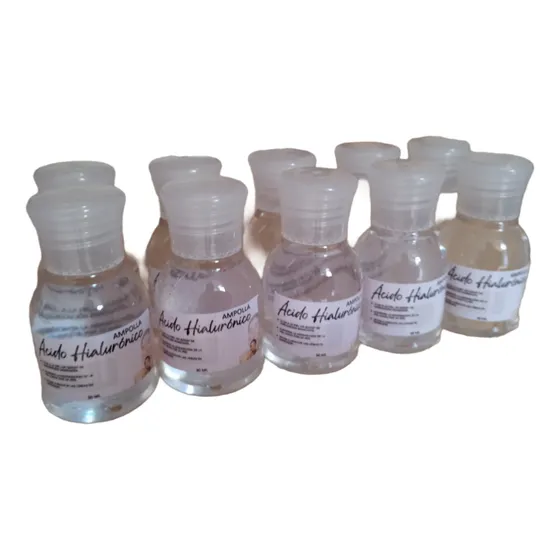 Ácido Hialurónico Puro 20 Ampollas De30ml Uso Facial,capilar