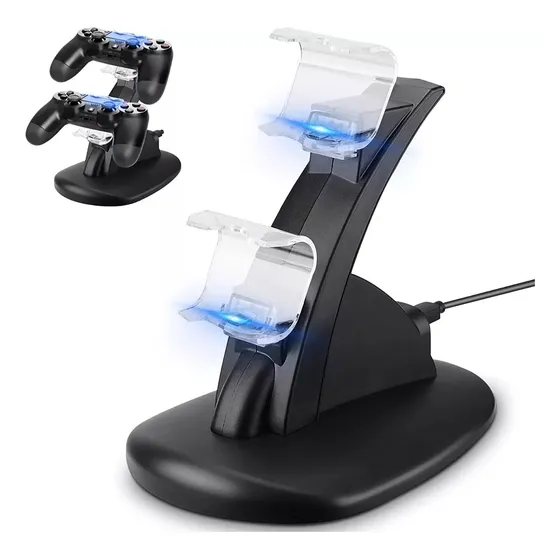 Cargador Estacion Usb Para Joystick Play 4 Doble Cargador Ev
