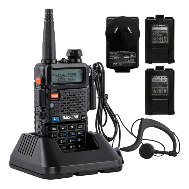 Walkie Talkie Baofeng Uv-5r Digital 1800mah 20h