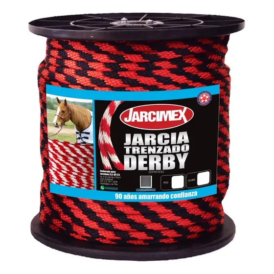 Cuerda Trenzada Jarcimex 13 Mm X 130mts  Espiroide- Derby