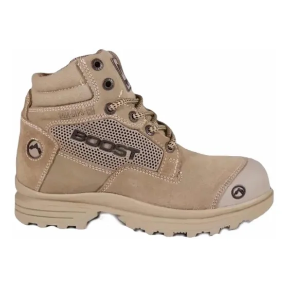 Botas  Casquillo Industriales Trabajo Tácticas Arena Mod 403