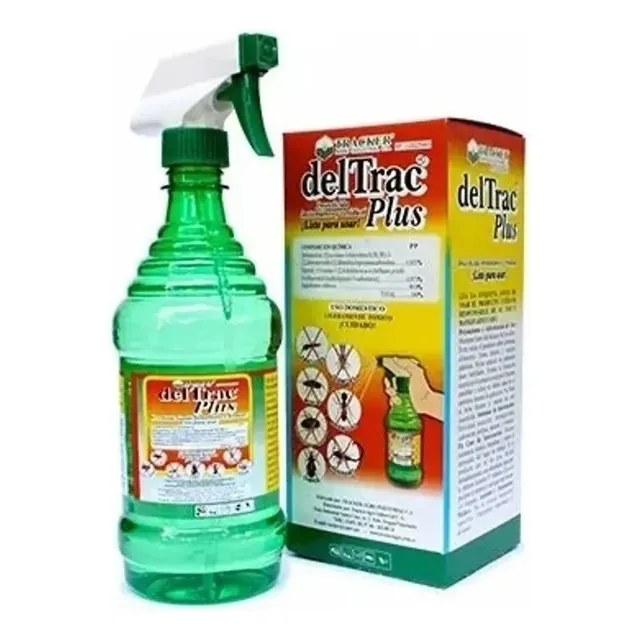Deltrac Plus Insecticida De 630 Ml Con Rociador Para Fumigar