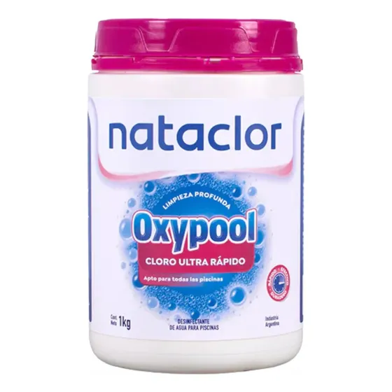 Cloro Ultra Rápido Oxy Pool Nataclor X 1kg Oxigeno Activo
