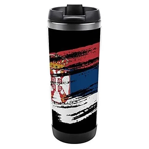 Nudquio Vintage Serbian Flag De Acero Inoxidable Wyg47