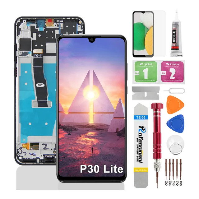 Pantalla Para Huawei P30 Lite 24mpx Con Marco Mar-lx3am Orig
