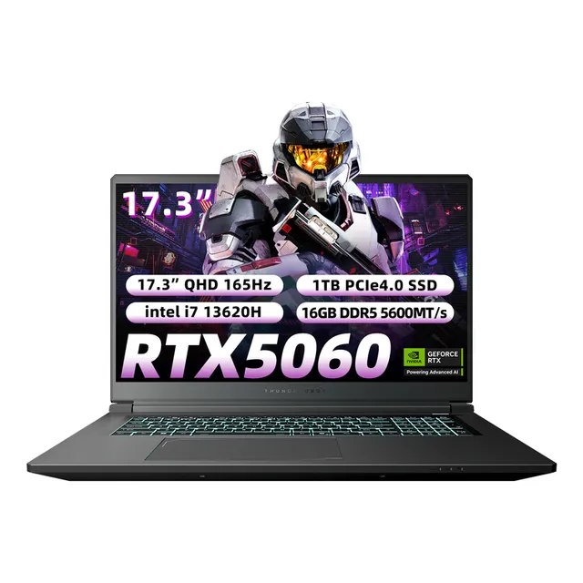 Rtx5060 Laptop Gamer I7 13620h Thunderobot 911x17 16g 1t