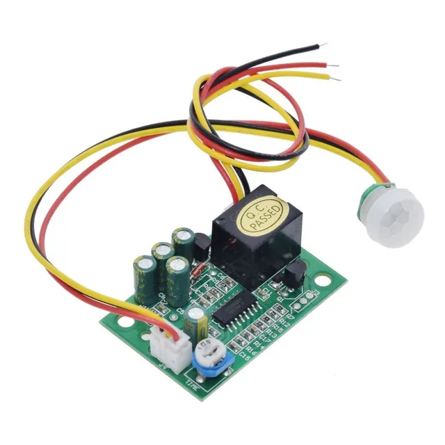 Sensor Movimiento Pir Con Relevo Tdl-758 12v 7mt 10-350s