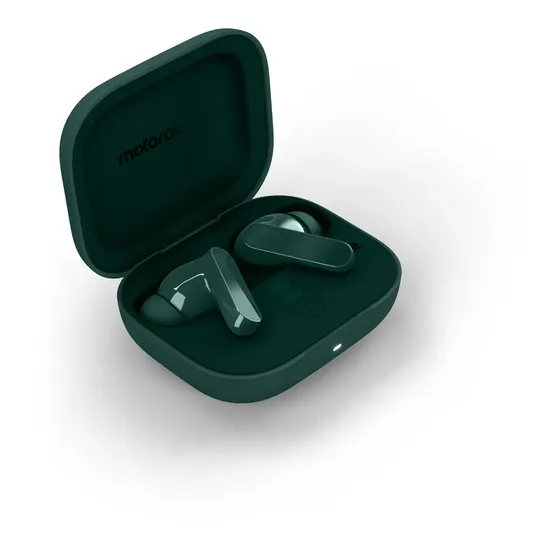 Auriculares Moto Buds Bass, color verde