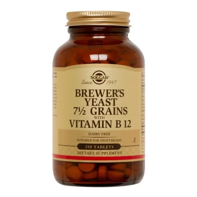 Brewers Yeast Multivitamínico Con Vit B12 (250 Tabs) Solgar