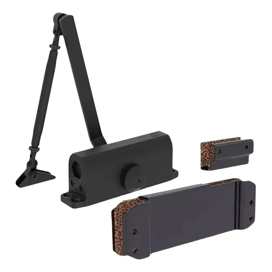 Mola Hidráulica C/ Suporte Porta De Vidro Blindex  Ate 45 Kg