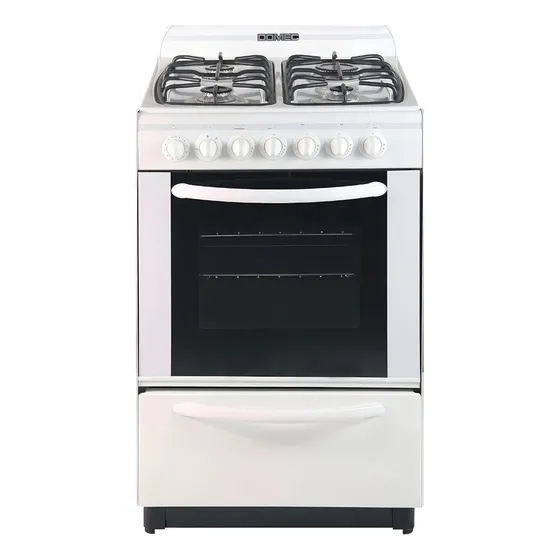 Cocina Domec Cbuleav A Gas/eléctrica 4 Hornallas Con Visor Color Blanco