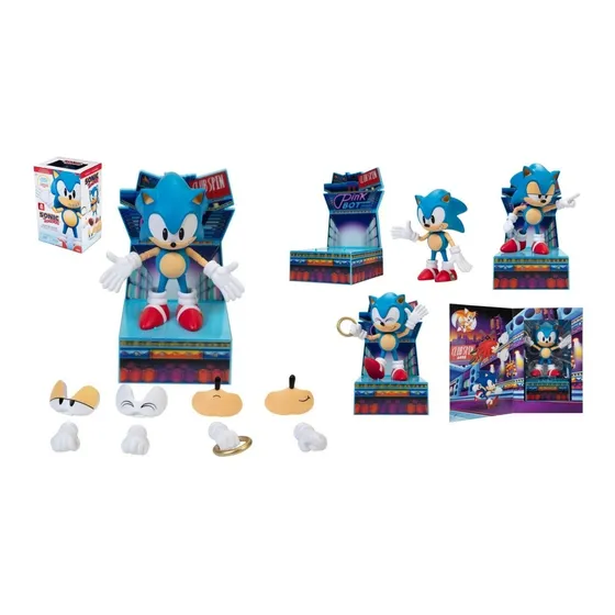 Figura Muñeco Sonic Boom Juego Articulable Accesorios 15 Cm 
