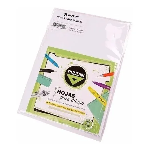 Hojas Técnicas Para Dibujo Pizzini A3 Pack X 10 Hojas