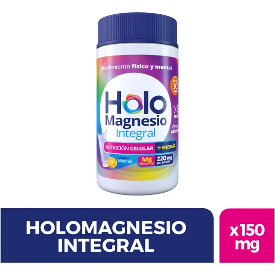 Holomagnesio Integral X 150 Mg Sabor Naranja