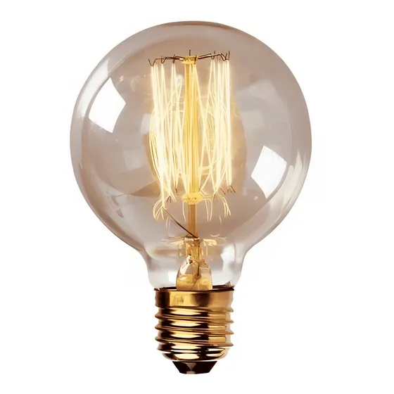 Lâmpada Filamento De Carbono G80 40w Vintage Retro 127v E27