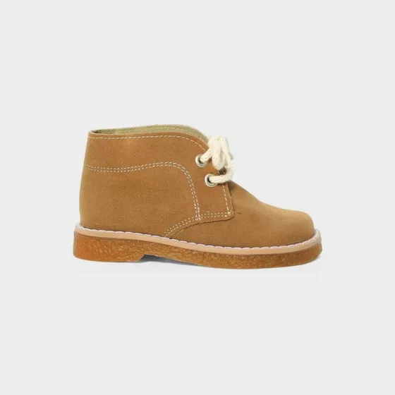 Chavito Botita De Gamuza Borcego Infantiles Unisex