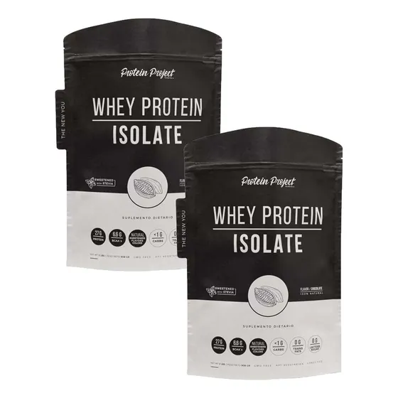 Protein Project Whey Protein Isolate 2 Lb Doypack X2 Chocolate