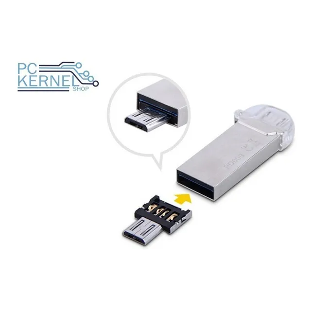 Adaptador Micro Usb Macho A Usb Hembra Otg Tipo Mini Celular